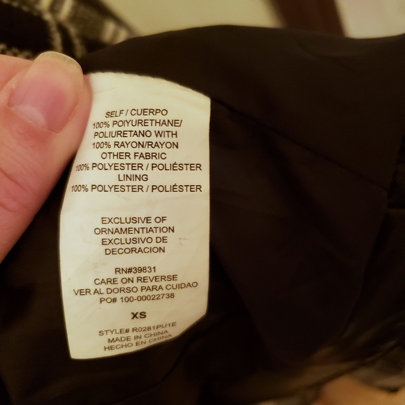 Rewind Junior's Vegan Leather with scarf jacket XS - Picture 8 of 8